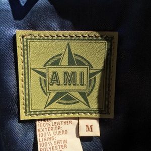 AMI 100% Leather jacket
